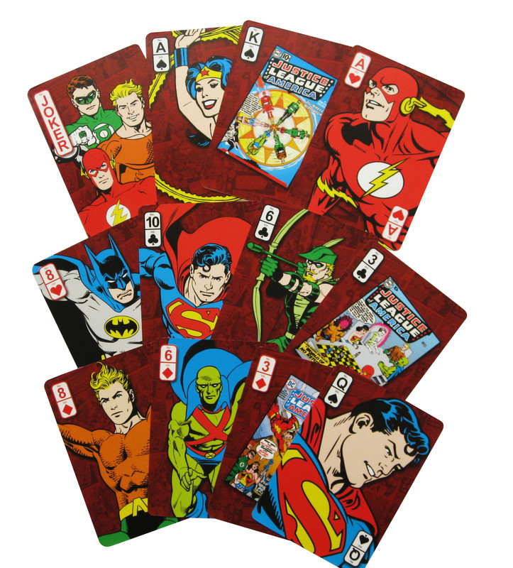 Justice League America Playing Full 52 Deck Cards Aus. Stock New