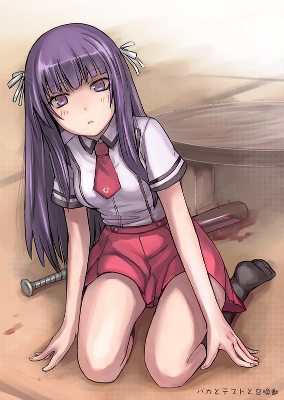 kirishima-shouko-baka-to-test-to-shoukanjuu-drawn-by-tea-naken