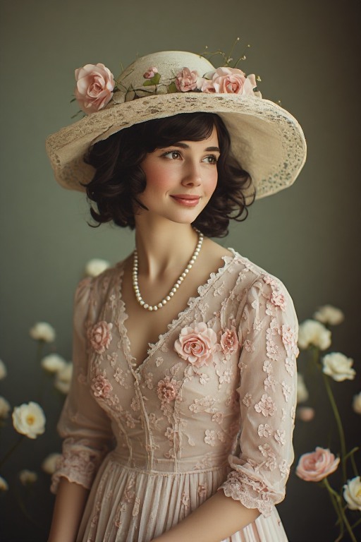 A-vintage-inspired-portrait-of