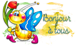 LUNDI 25 MARS 2019 SMILEY-BONJOUR-A-TOUS-TULIPE