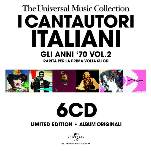 VA - I Cantautori Italiani - Gli Anni '70 - Vol.2 The Universal Music Collection (Remastered) [6CD] (Universal Music B.V., 2010) FLAC
