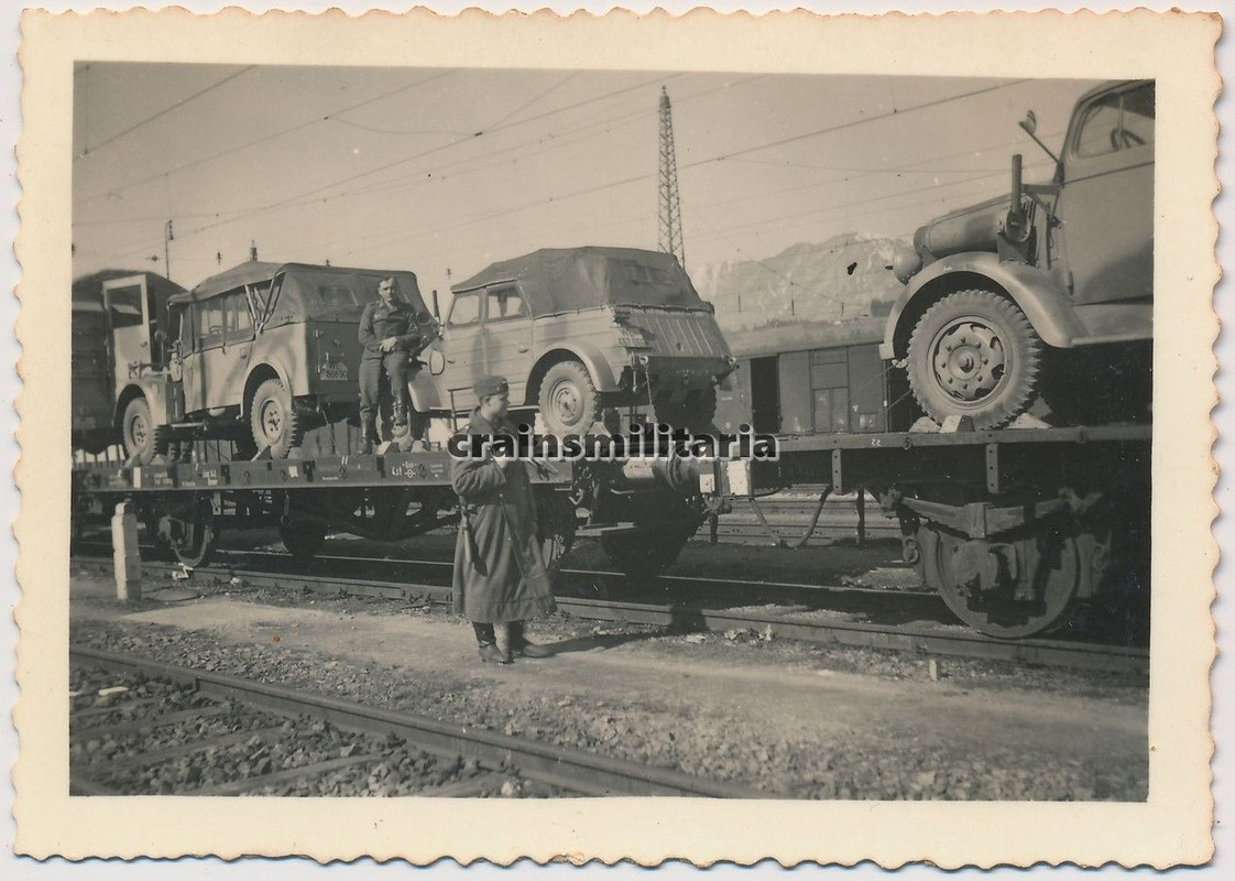 Orig. Foto Volkswagen Kübelwagen Typ 82 Opel Bli