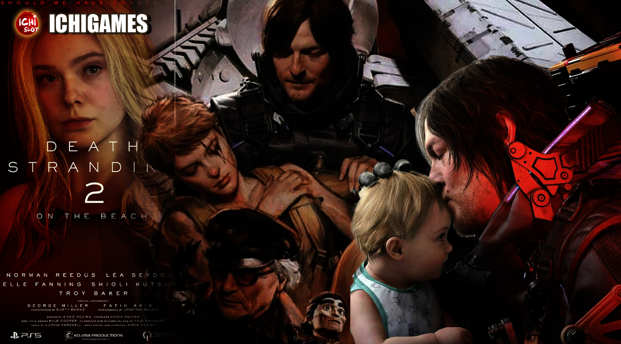 Death Stranding 2 on the beach 