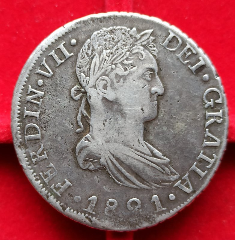 8 reales Fernando VII Durango 67