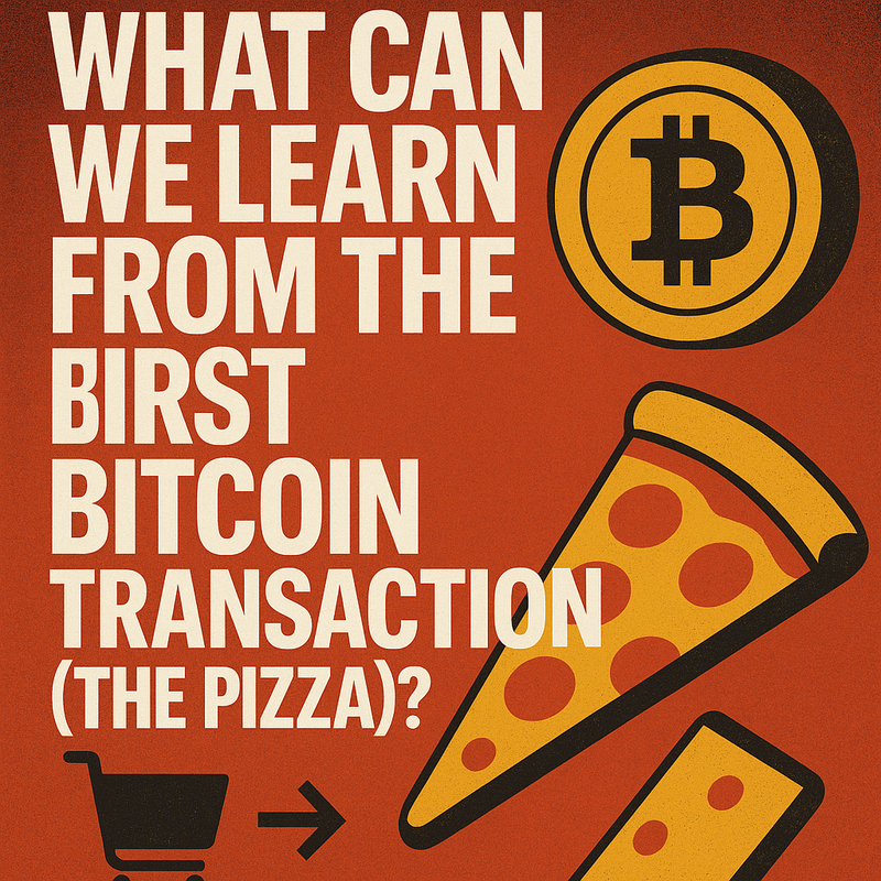 What can we learn from the first Bitcoin transaction (the pizza)?