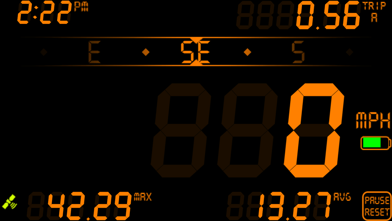 2018.04.22 - Stock 42.29mph (Fully Charged Lipo-DigiHUD App)