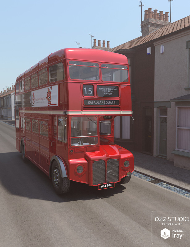 Vintage London Double Decker Bus Vintage London Double Decker Bus