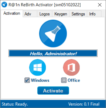 R@1n ReBirth Activator 0.1 Final