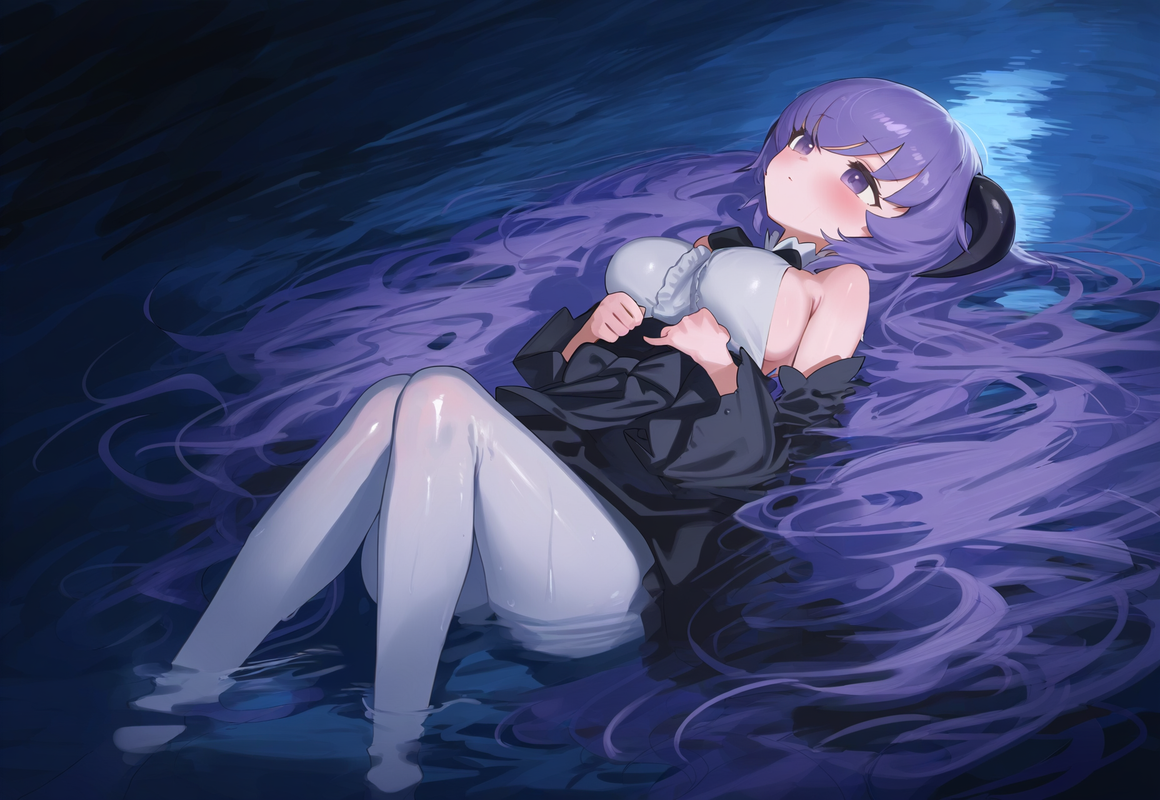 1girl, {{hanyuu}}, mikozin, NDGD, ohlia, {kobayashi ritz}, reoen, from above, fr s-3833297954