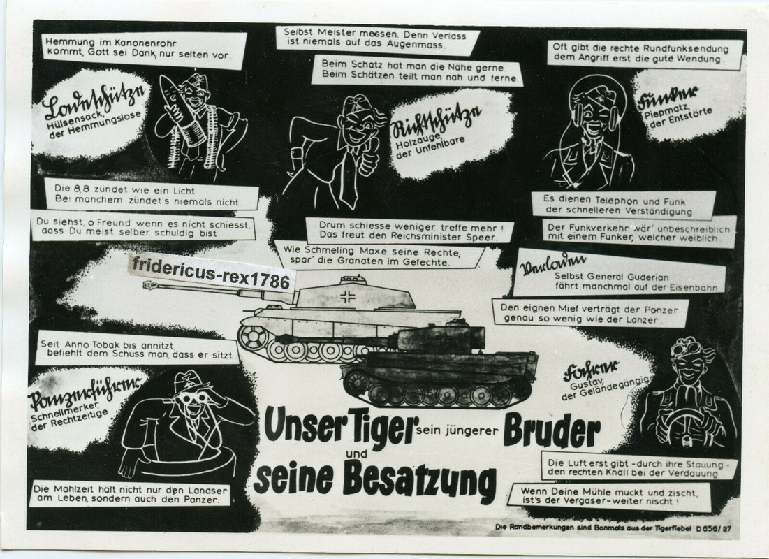 Foto Nachlass s.Pz Abt. 502 schwerer Panzer Tiger I II PzKpfw VI Fotokarte