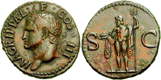 Glosario de monedas romanas. NEPTUNO. 9