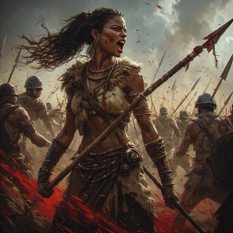Africa-World-girl-warrior-hold-(1)
