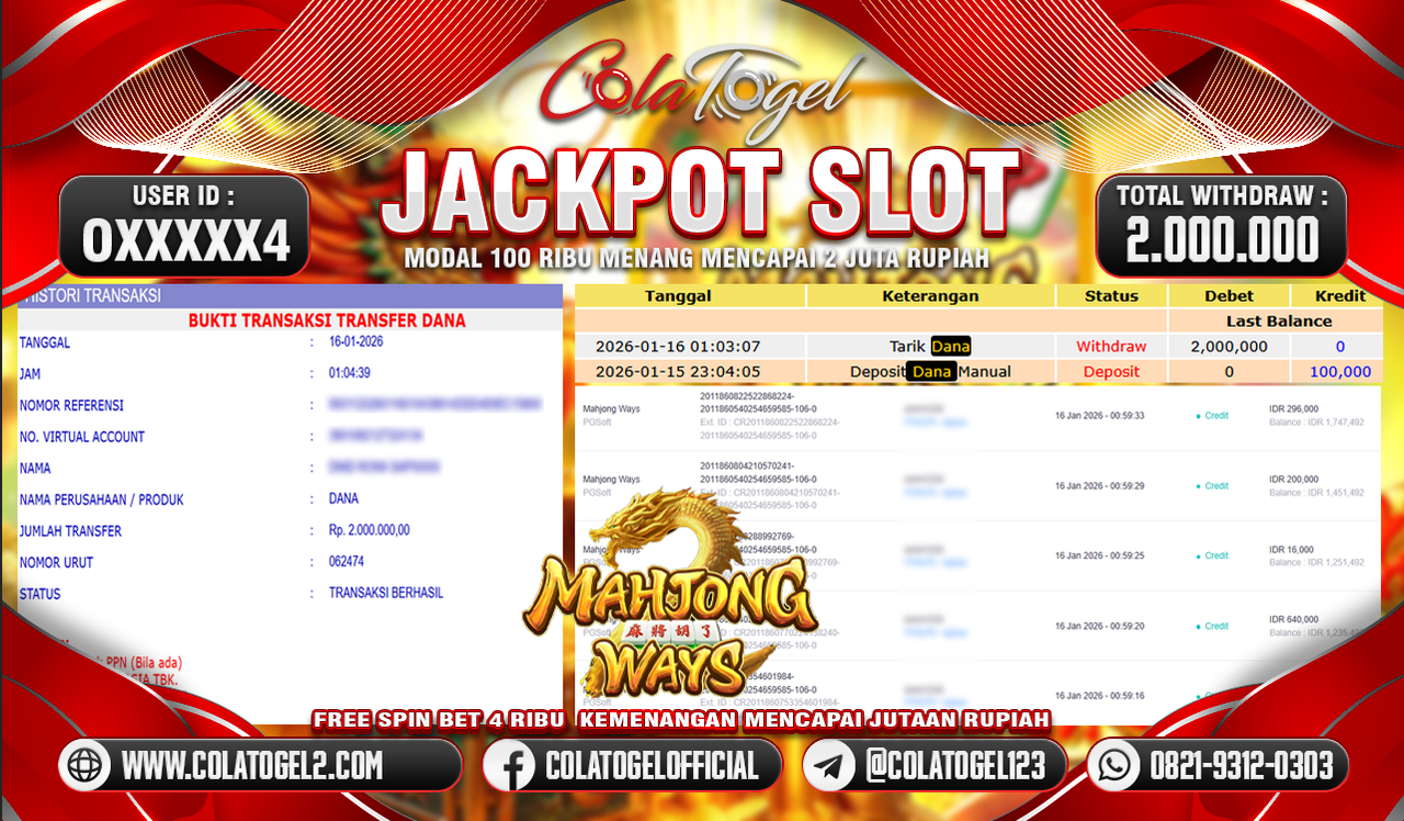 JACKPOT SLOT GACOR!!