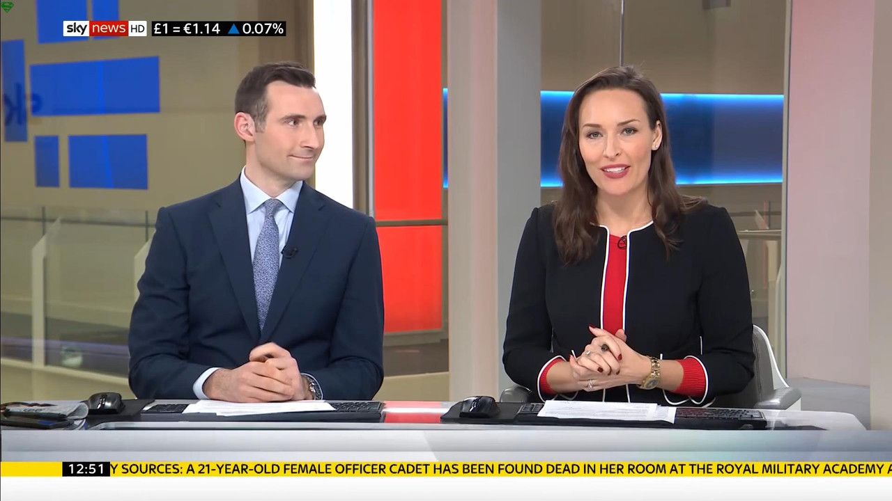 08 February - 12.00.00 - Sky News. Colin Brazier and Jayne Secke