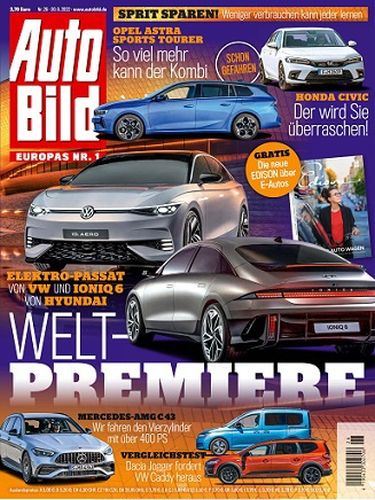 Cover: Auto Bild Magazin No 26 vom 30  Juni 2022