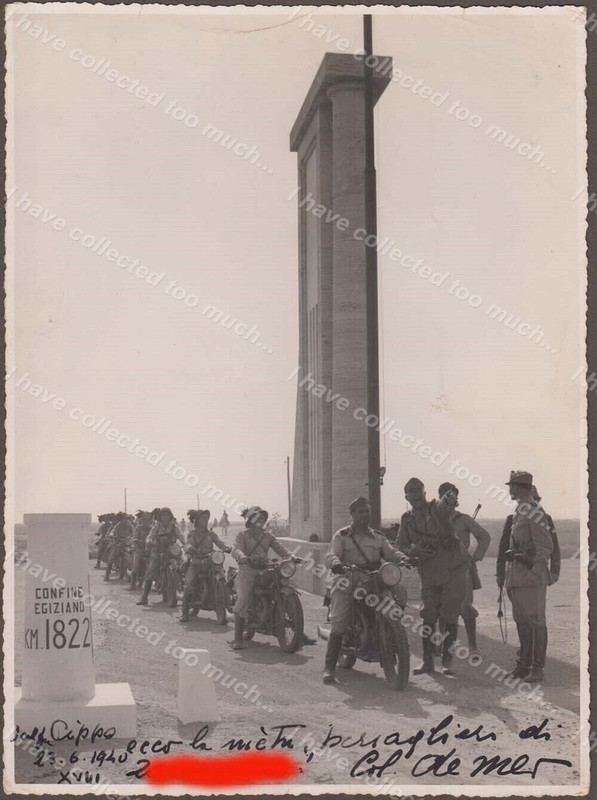 FOTOALBUM Bersaglieri motociclisti Kradmelder Motorrad AFRIKA DAK (6)