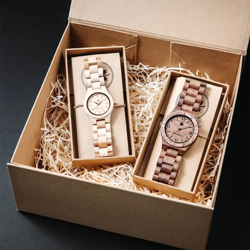 Wood-Watch-Wootch-Maple-Set-Sustainable-wooden-watches-for-first-anniversary-gifts