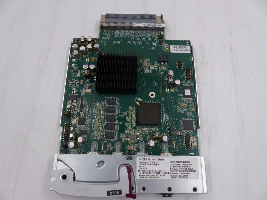HP SBCB8164-11 F 572018-B21 A VIRTUAL CONNECT 8GB 20-PORT FC MODULE HP SBCB8164-11 F 572018-B21 A VIRTUAL CONNECT 8GB 20-PORT FC MODULE