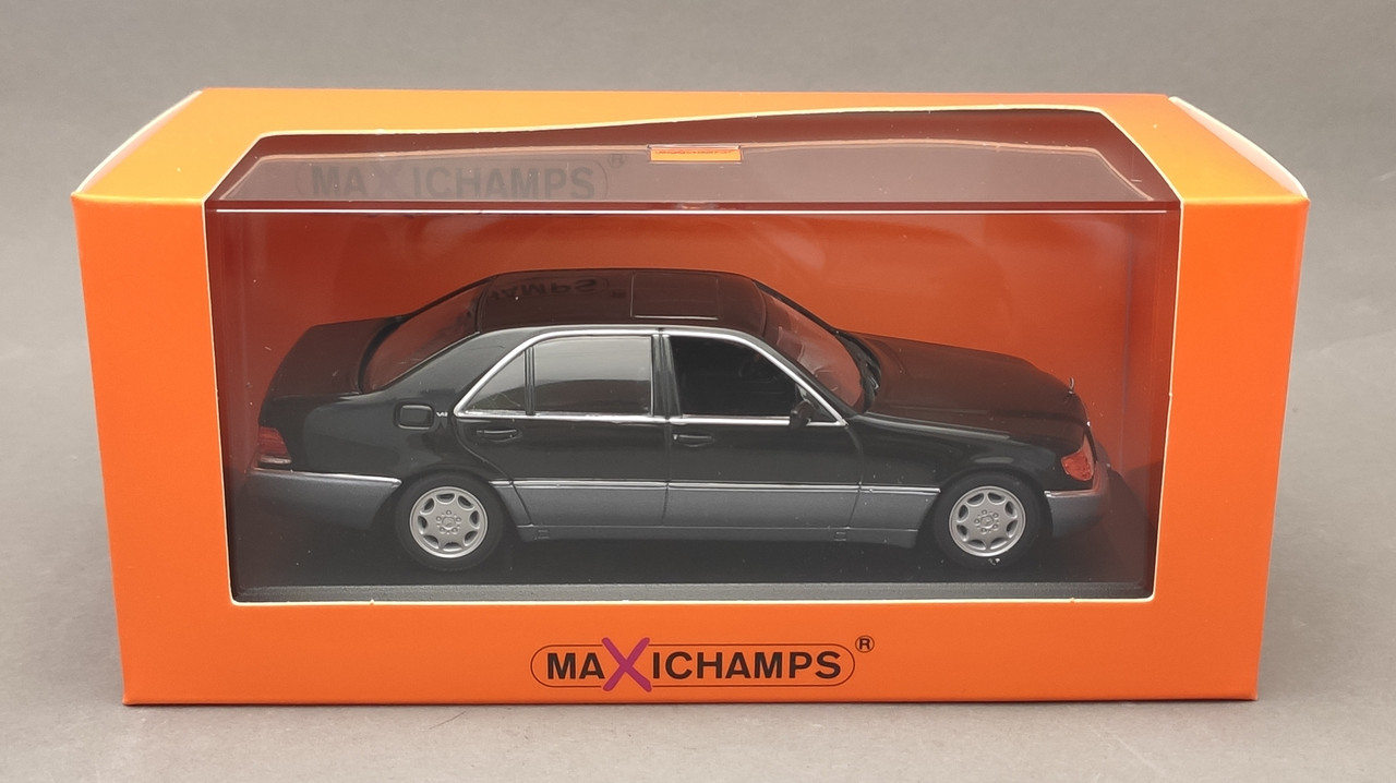 MB S-Class 600SEL  W140 black Minichamps Maxichamps RARE (4)