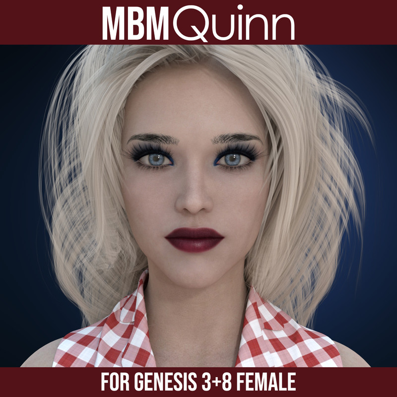 MbM Quinn for Genesis 3 and 8 Female