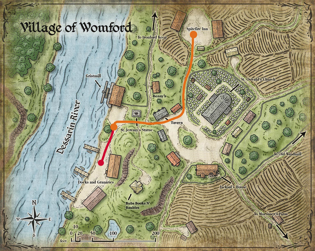 Proposed path