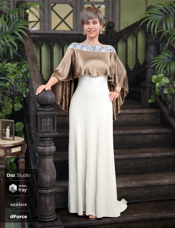 dForce Catherine Outfit for Genesis 8 Female(s) dForce Catherine Outfit for Genesis 8 Female(s)
