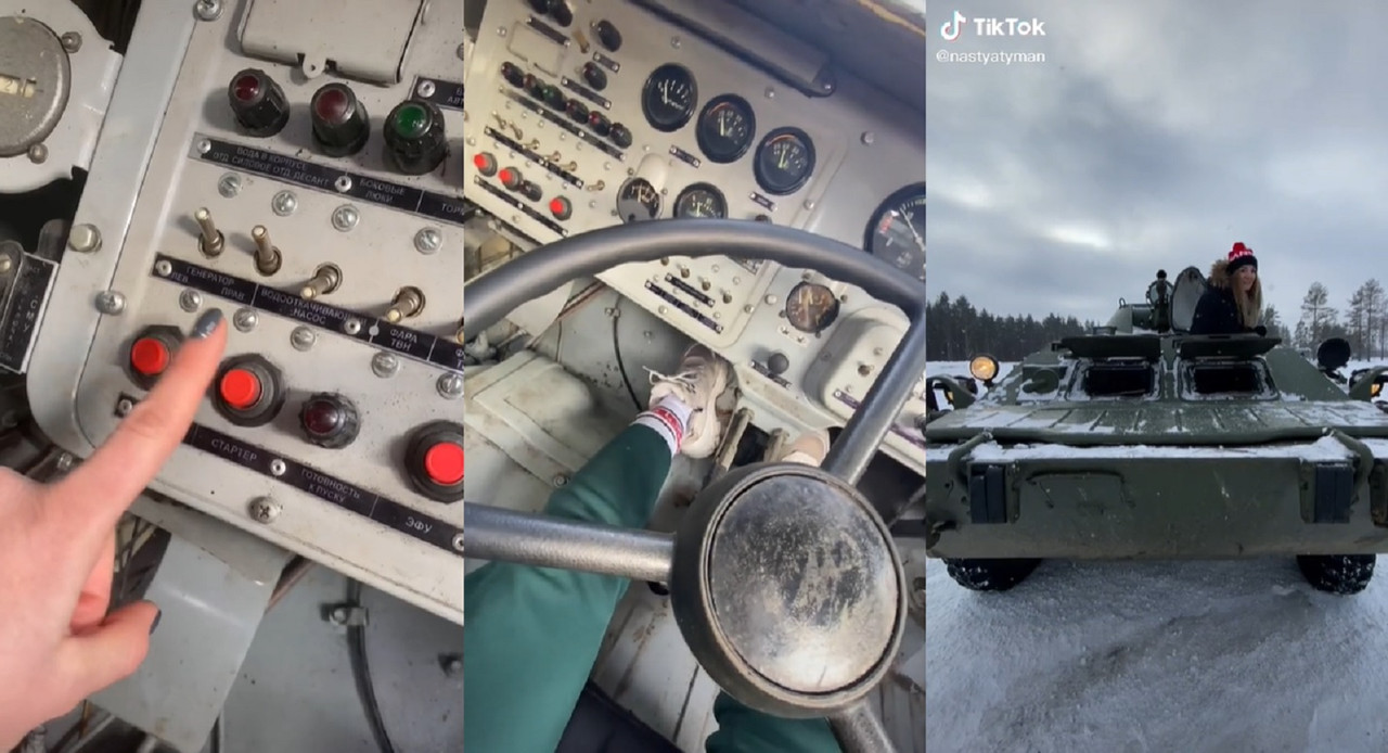Video tutorial de TikTok para ucranianos ¿Cómo conducir tanques rusos?