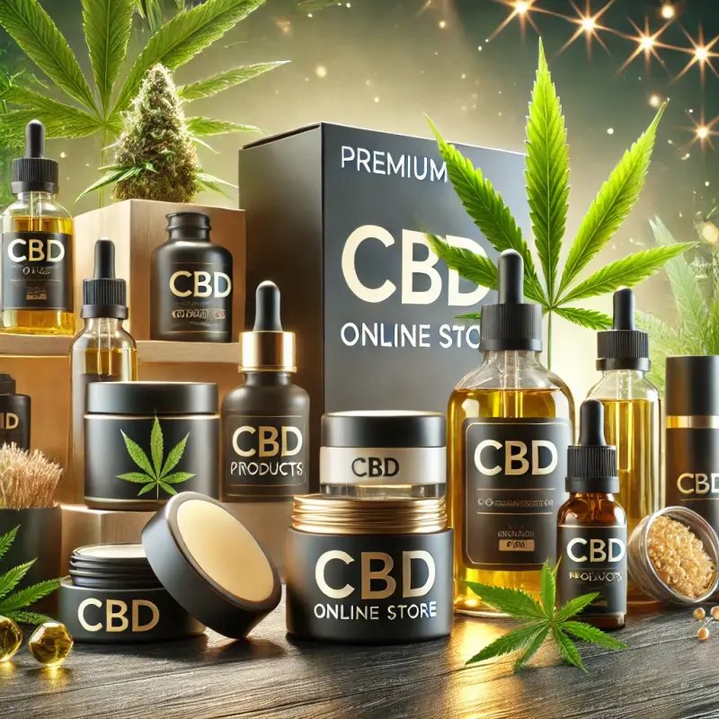 DALL-E-2024-06-20-05-03-21-A-premium-CBD-online-store-scene-featuring-a-variety-of-high-quality-CB