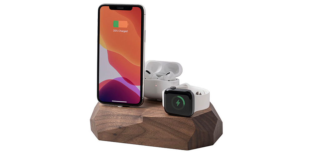 Apple electronics charging stand