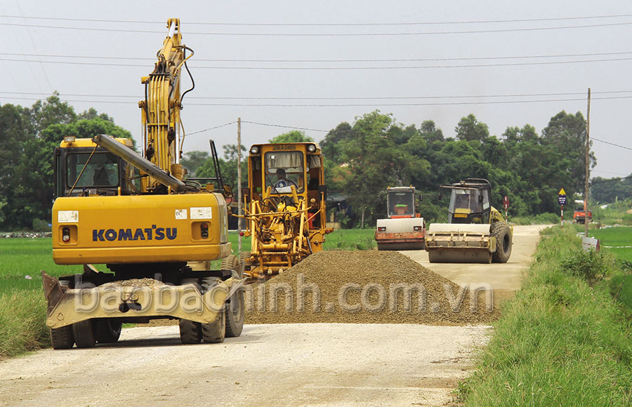 Thuận Thành đẩy nhanh tiến độ các dự án hạ tầng, đáp ứng tiêu chí của thị xã
