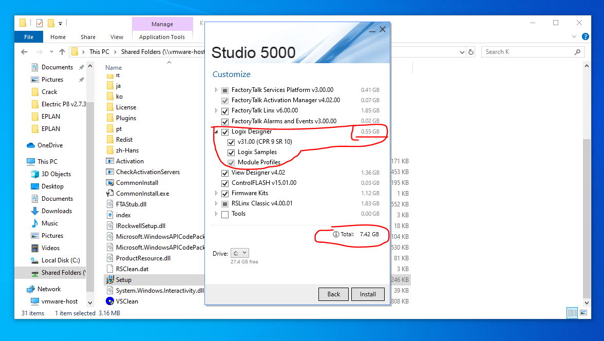 INSTALL STUDIO 5000 V31 Re: INSTALL STUDIO 5000 V31