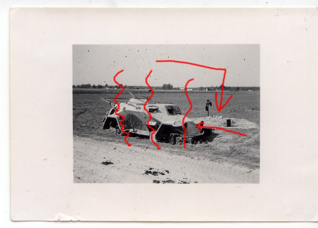 Polen Deutscher Panzer Spähwagen 4 Rad SdKfz 221