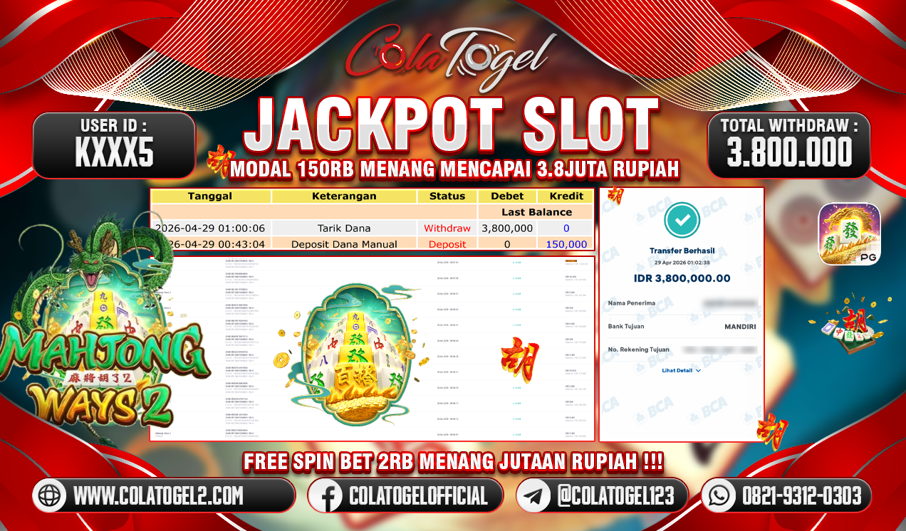 JACKPOT SLOT GACOR!!