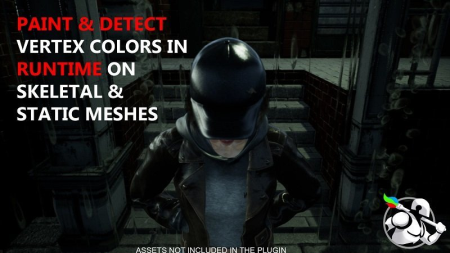 Unreal Engine Marketplace - Runtime Vertex Color Paint & Detection Plugin v1.10.2 (5.1)