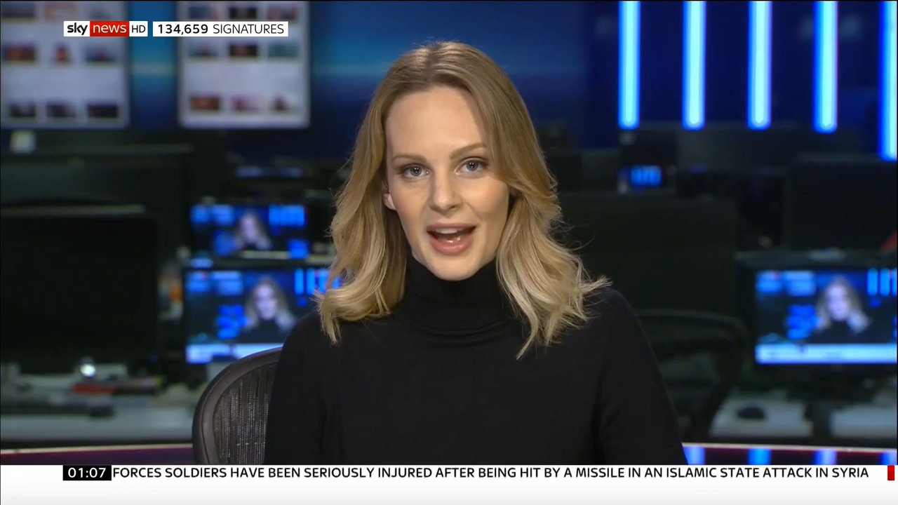 06 January - 01.00.00 - Sky News. News reports on the big storie