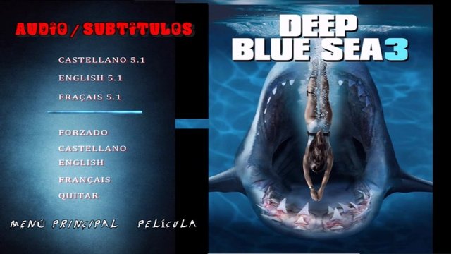 2 - Deep Blue Sea 3 [DVD9 Custom] [Pal] [Cast/Ing/Fr] [Sub:Varios] [2020] [Terror]