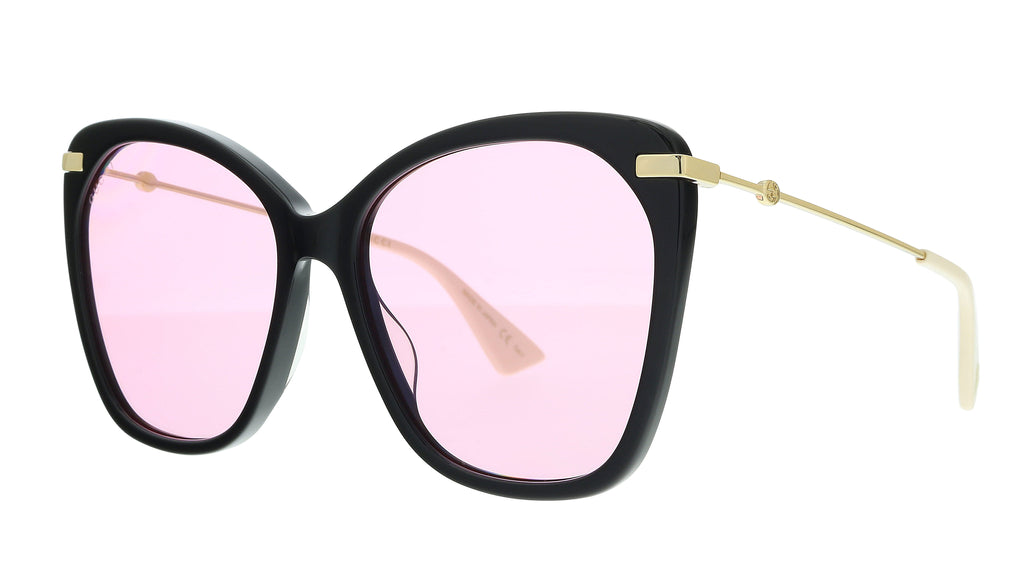 Gucci GG0510S 002 Black Square Pink 56-17-145 Non-Polarized  display picture 2