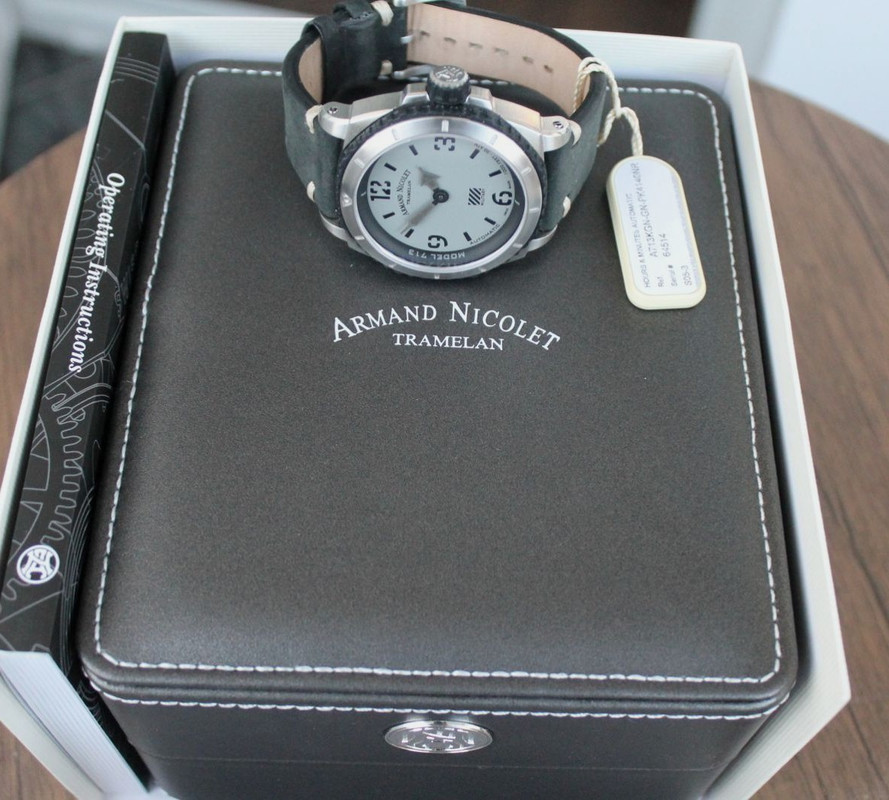 Sold!Armand Nicolet Military Model 713 Automatic 300m S05-3  A713KGN-GN-PK4140NR - Българският форум за часовници