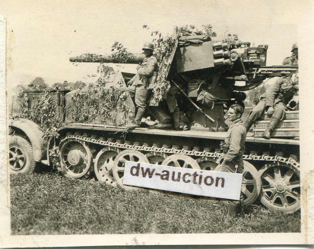 Panzer Jäger , 8,8 cm Flak auf SdKfz Halbkette