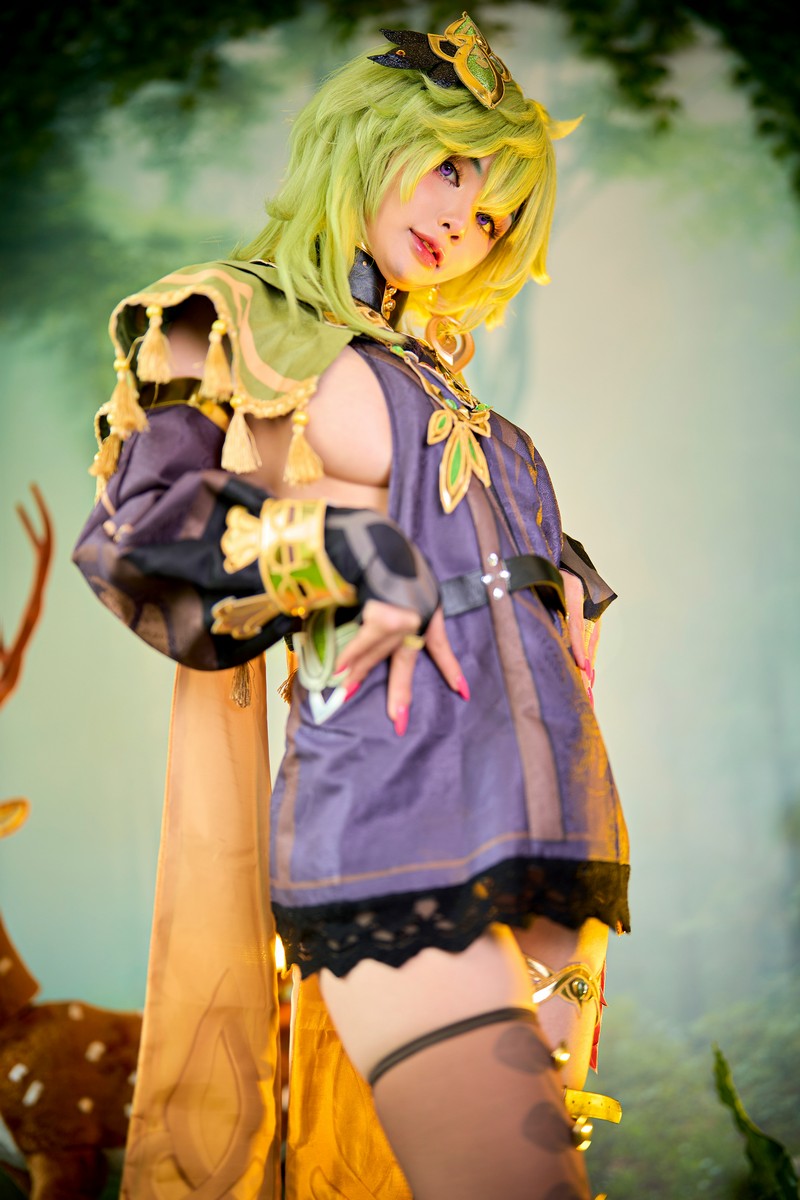 Joyce Lin2x Collei Cosplay Genshin Impact 写真 45P插图2