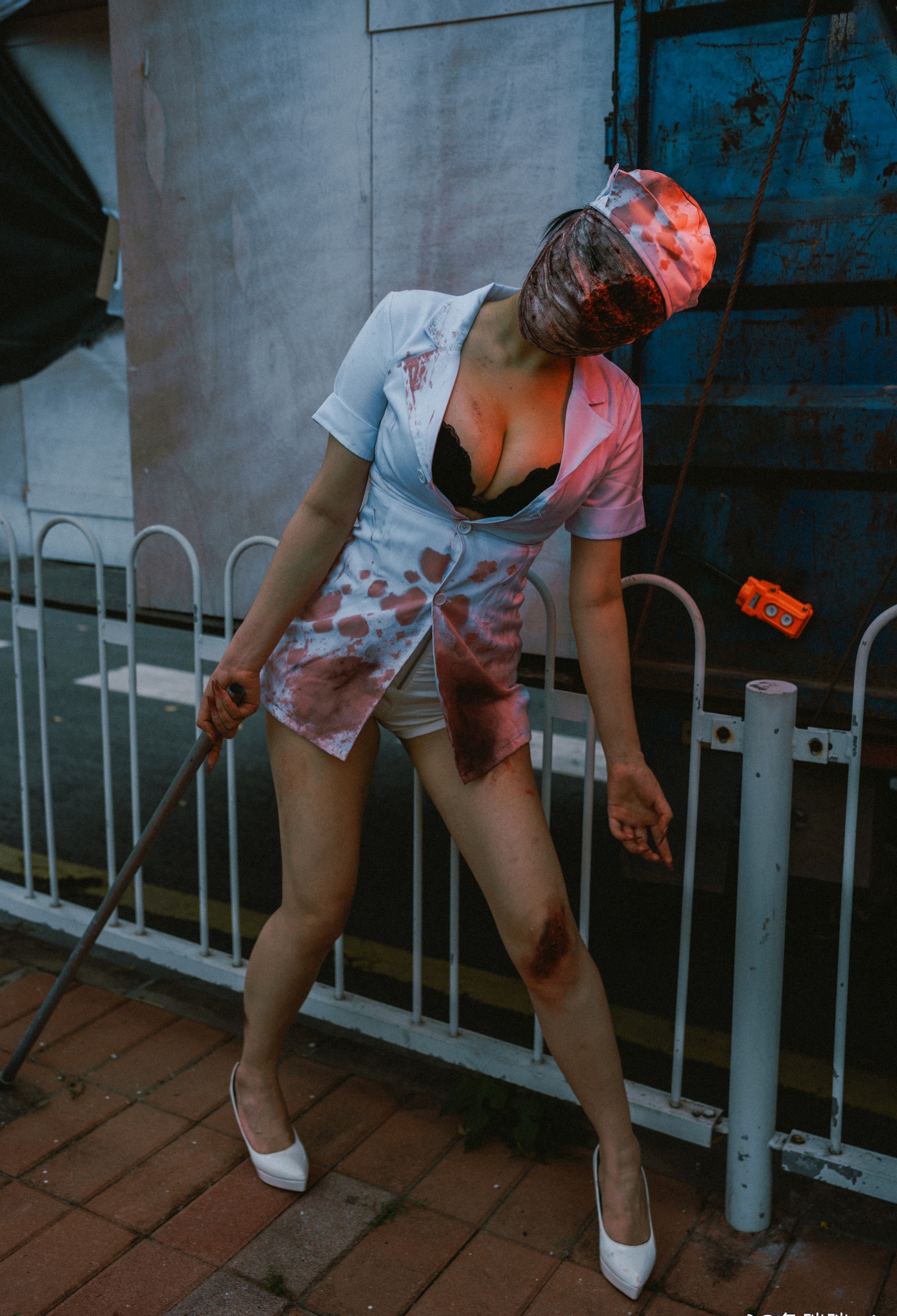 兔胖胖min – 寂静岭 丧尸护士 Cosplay 高清写真集（41P-249MB）恐怖题材插图9