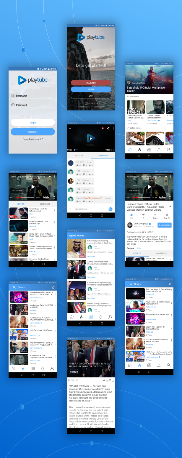 PlayTube - Sharing Video Script Mobile Android Native Application - 3