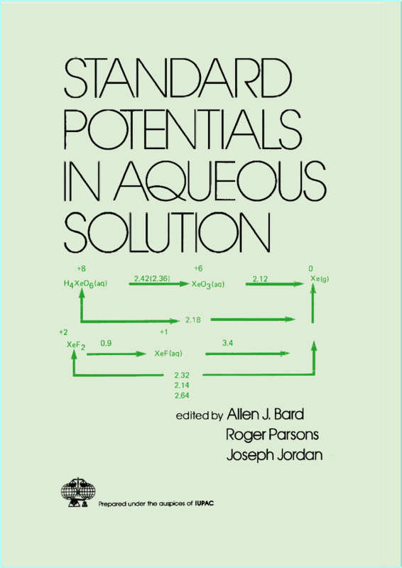 Bard A Standard Potentials In Aqueous Solution 2017