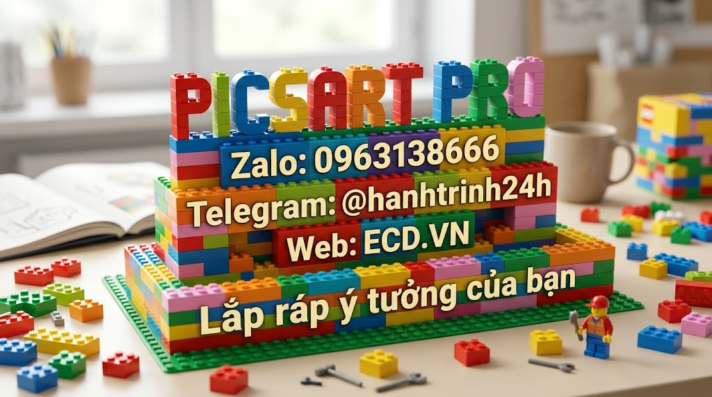 dịch vụ picsart pro 24h