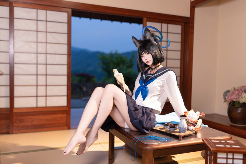 艾西Aiwest 桐生桔梗Cosplay写真图集 高清美图合集 48P (296.8M)插图1