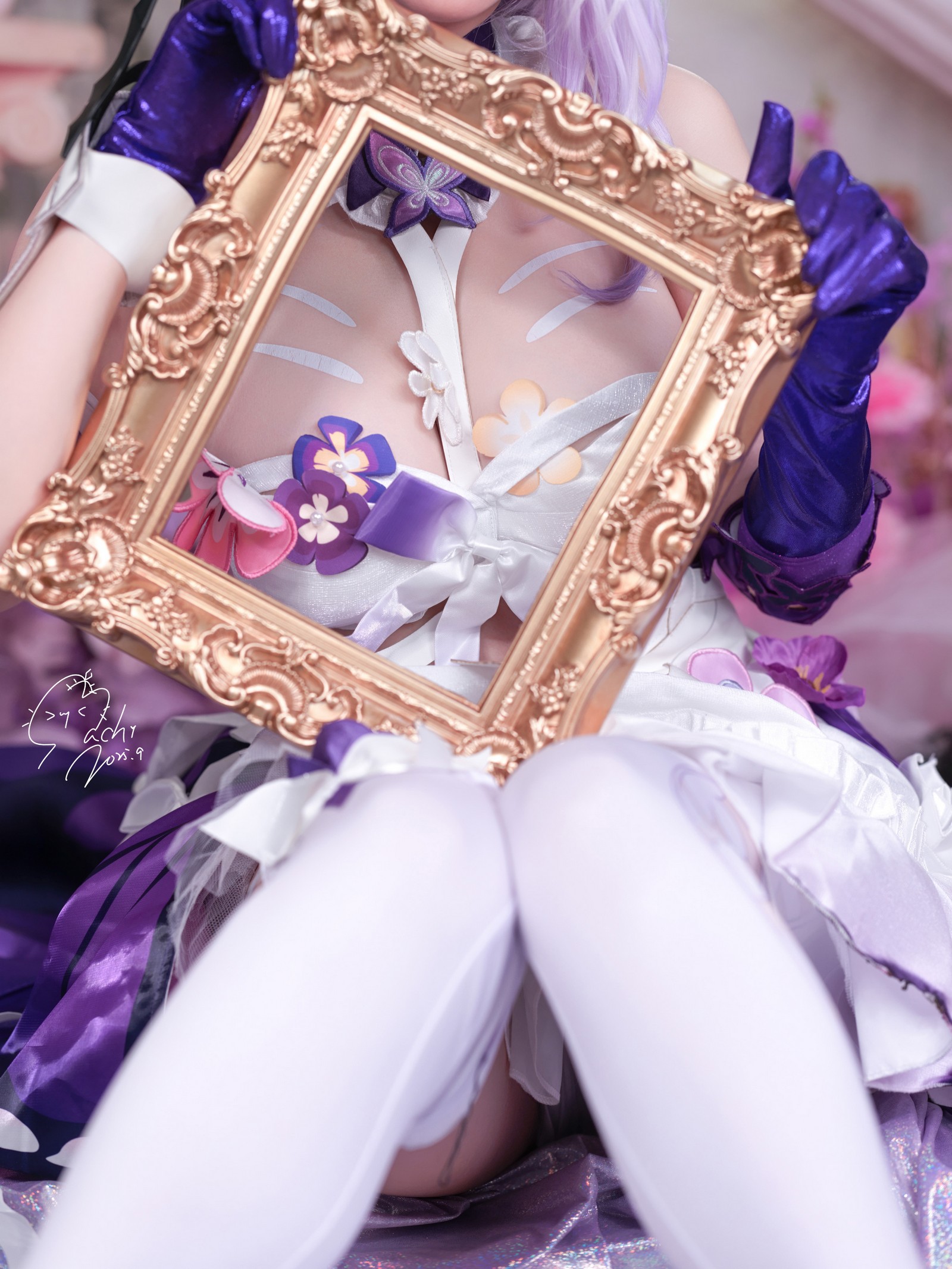 Machi马吉 星穹铁道遐蝶Cosplay写真｜Castorice高质量图集（34P-66.2M）插图3