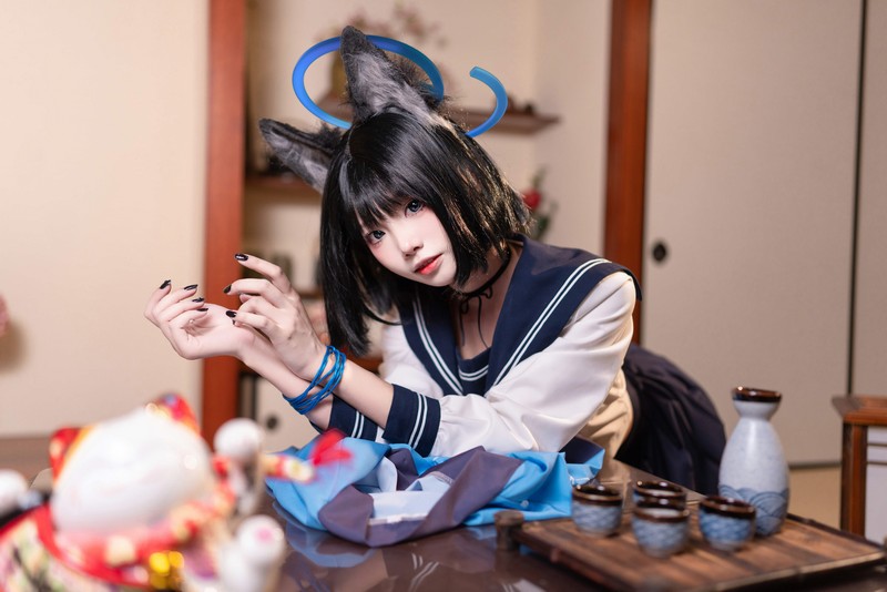 艾西Aiwest 桐生桔梗Cosplay写真图集 高清美图合集 48P (296.8M)插图3