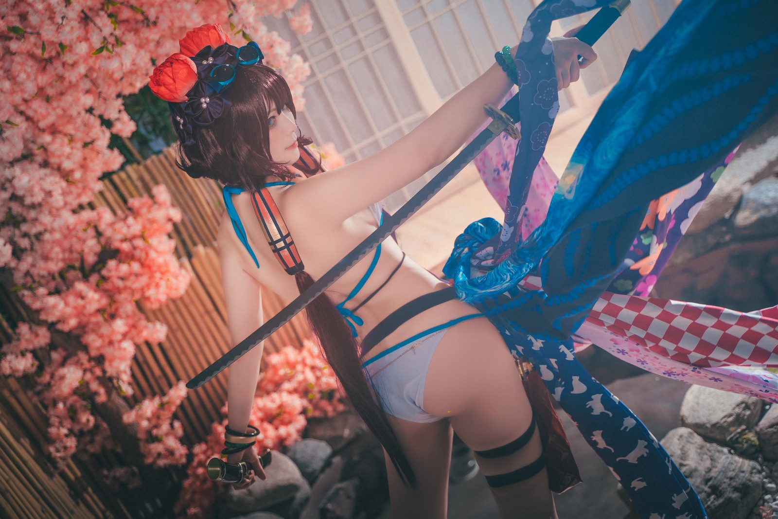 w百合欧皇子w 水着阿荣写真集 – 泳装COS 高清图集 [21P-232MB]插图