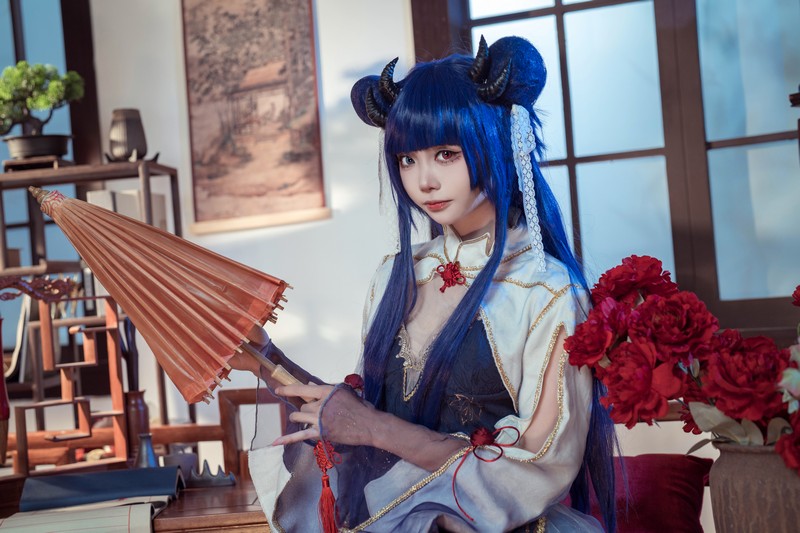 艾西Aiwest 伊吹新年旗袍Cosplay写真图集 新年主题高清图集 35P (396.8M)插图5