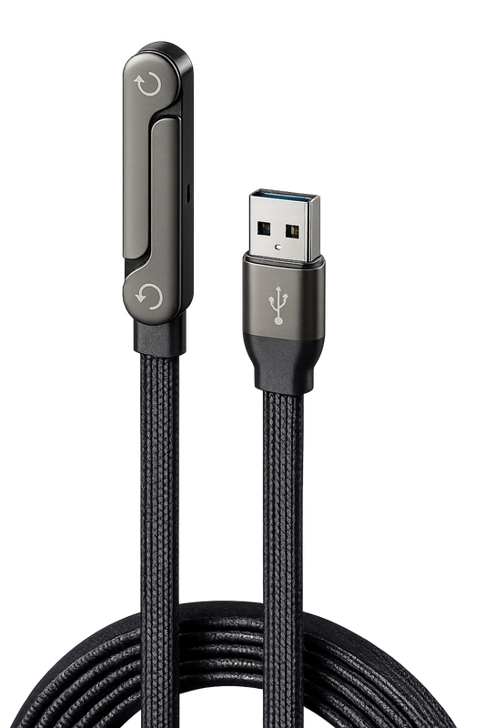 Cable Cargador USB-C con Soporte Invisible
